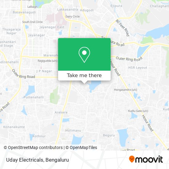 Uday Electricals map