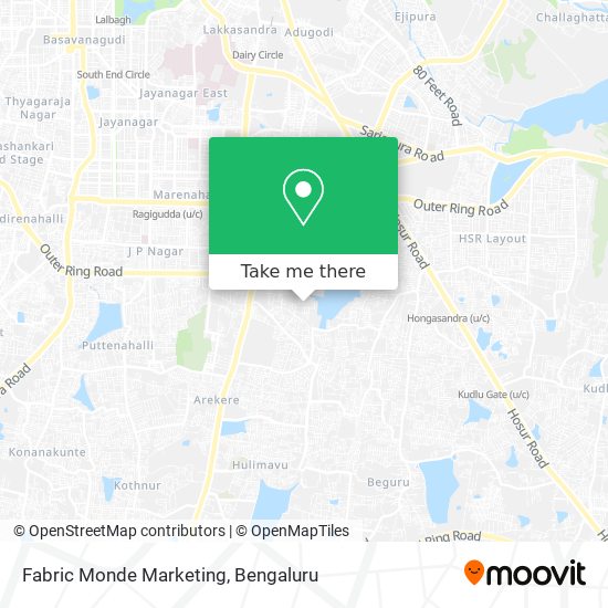 Fabric Monde Marketing map