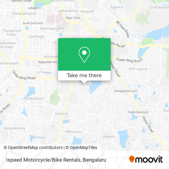 Ispeed Motorcycle/Bike Rentals map