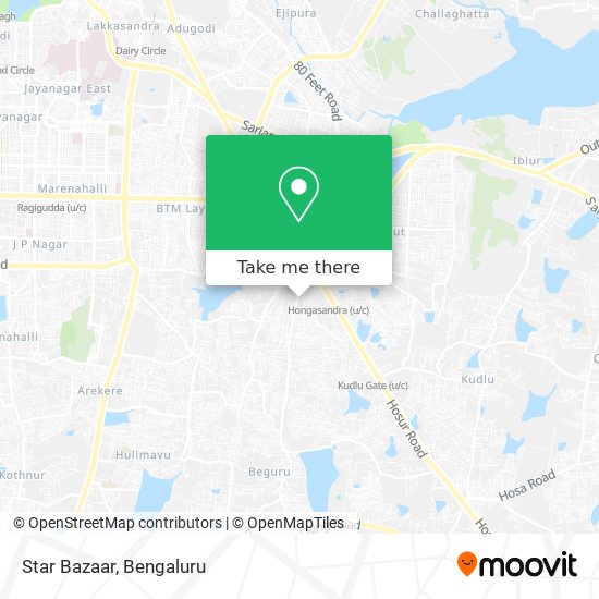 Star Bazaar map