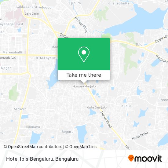 Hotel Ibis-Bengaluru map