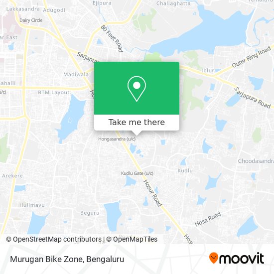 Murugan Bike Zone map