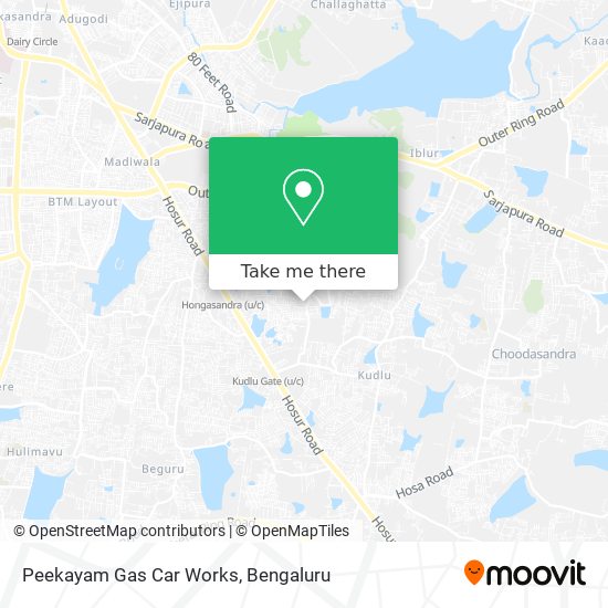 Peekayam Gas Car Works map