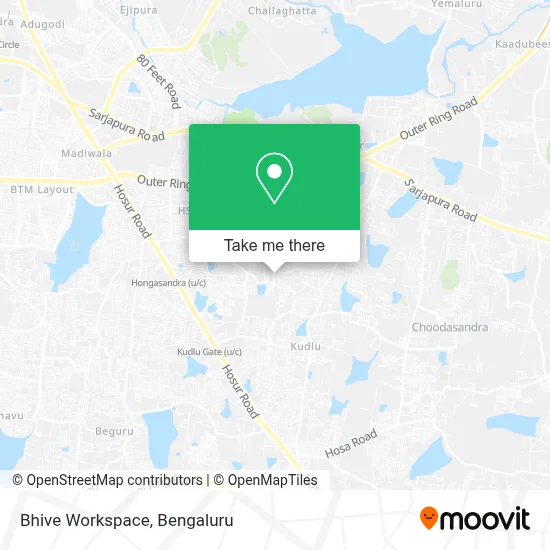Bhive Workspace map
