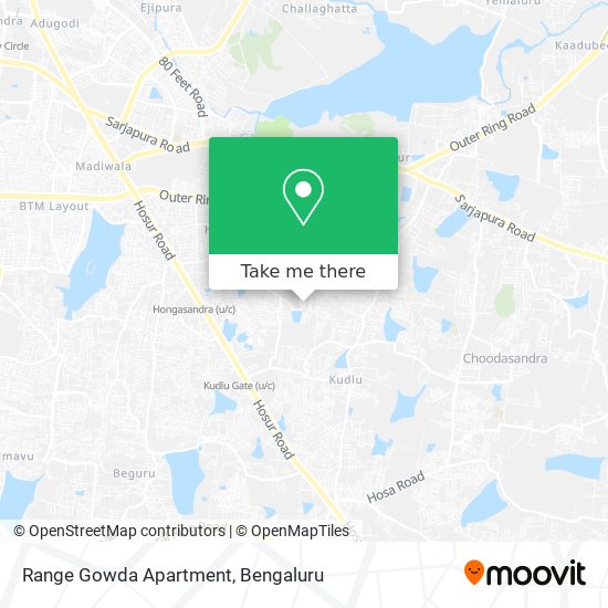 Range Gowda Apartment map