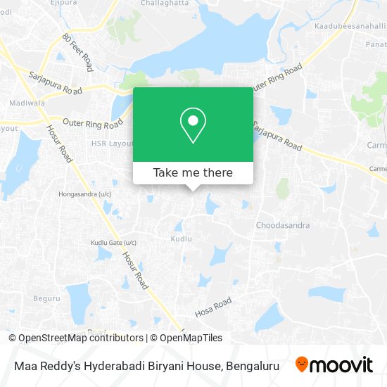 Maa Reddy's Hyderabadi Biryani House map