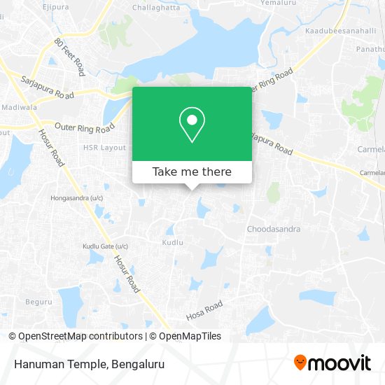 Hanuman Temple map