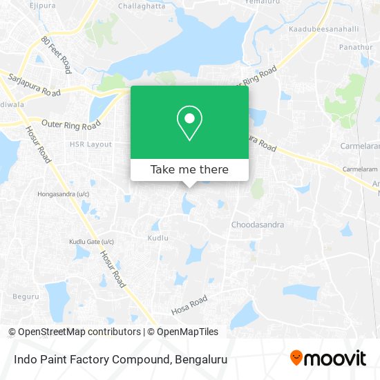 Indo Paint Factory Compound map