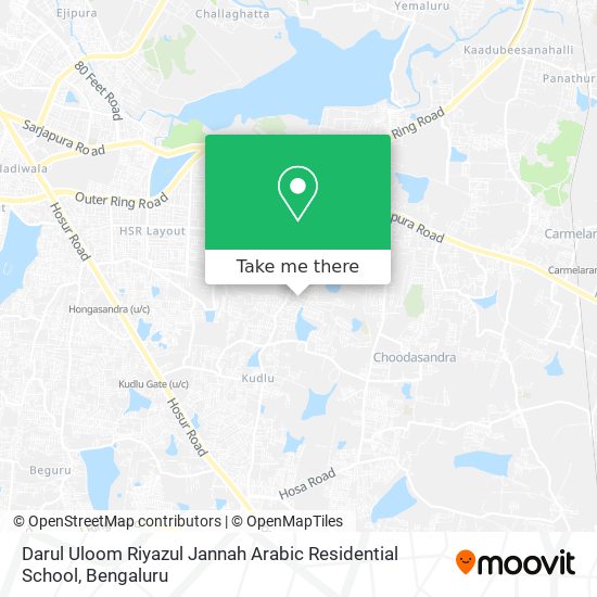 Darul Uloom Riyazul Jannah Arabic Residential School map