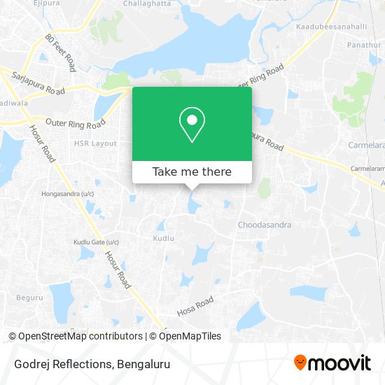 Godrej Reflections map