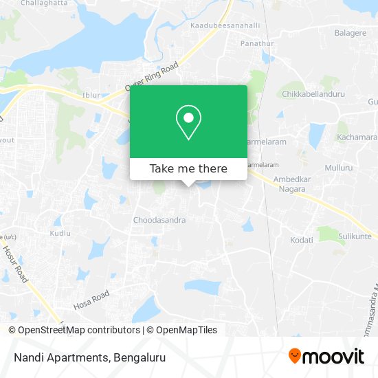 Nandi Apartments map