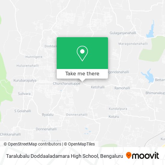 Taralubalu Doddaaladamara High School map