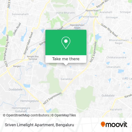 Sriven Limelight Apartment map