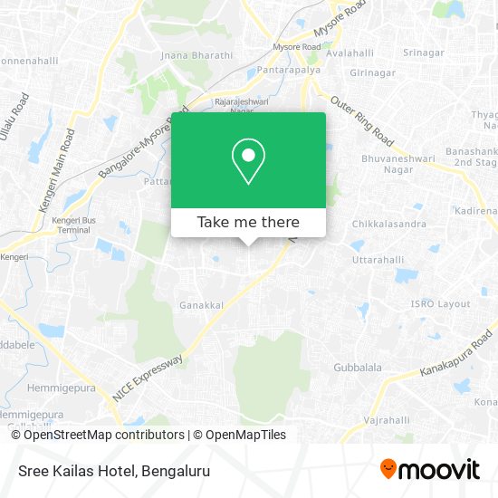 Sree Kailas Hotel map