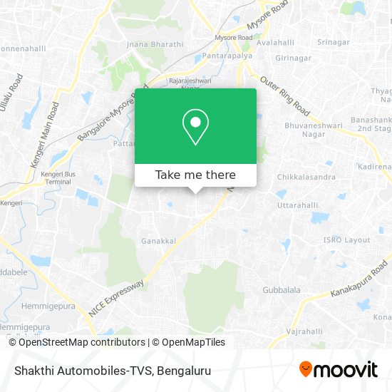 Shakthi Automobiles-TVS map