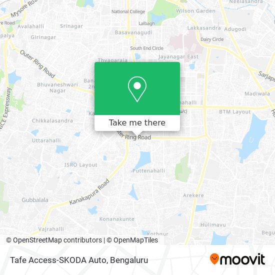 Tafe Access-SKODA Auto map