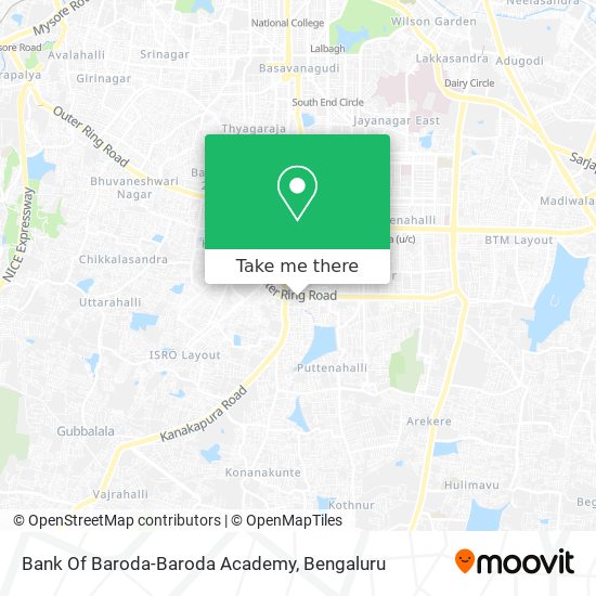Bank Of Baroda-Baroda Academy map