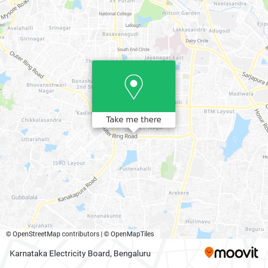 Karnataka Electricity Board map