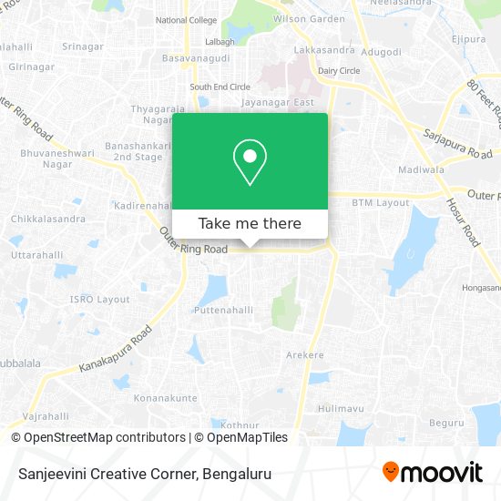 Sanjeevini Creative Corner map