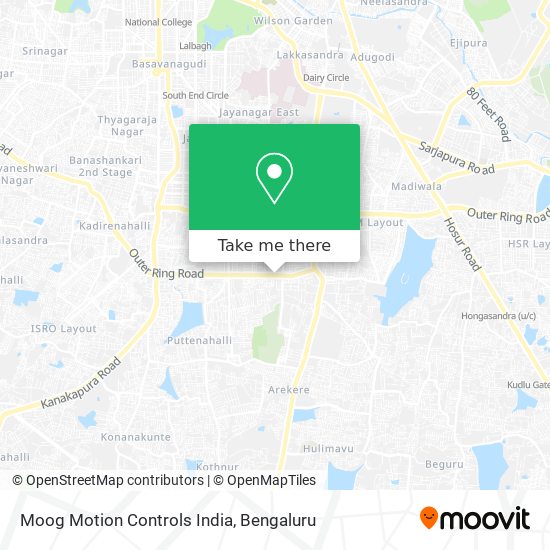 Moog Motion Controls India map