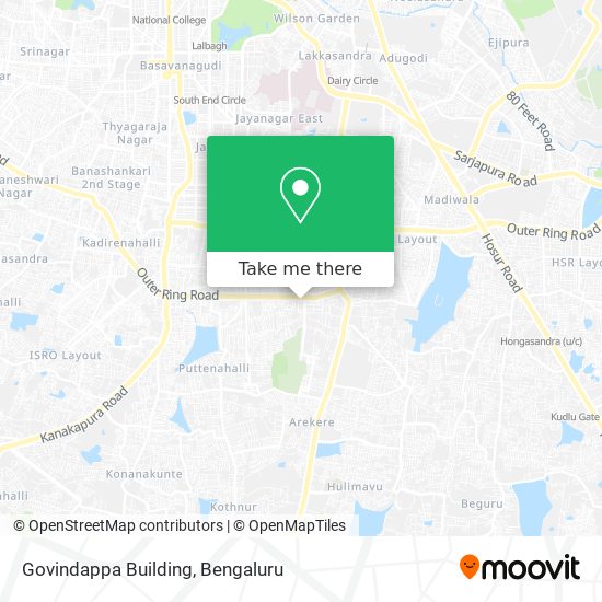 Govindappa Building map
