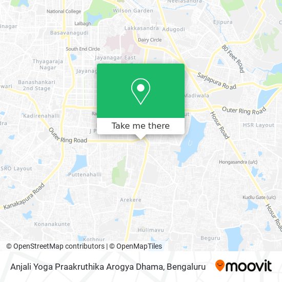 Anjali Yoga Praakruthika Arogya Dhama map