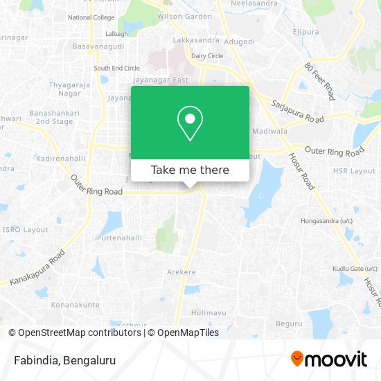 Fabindia map