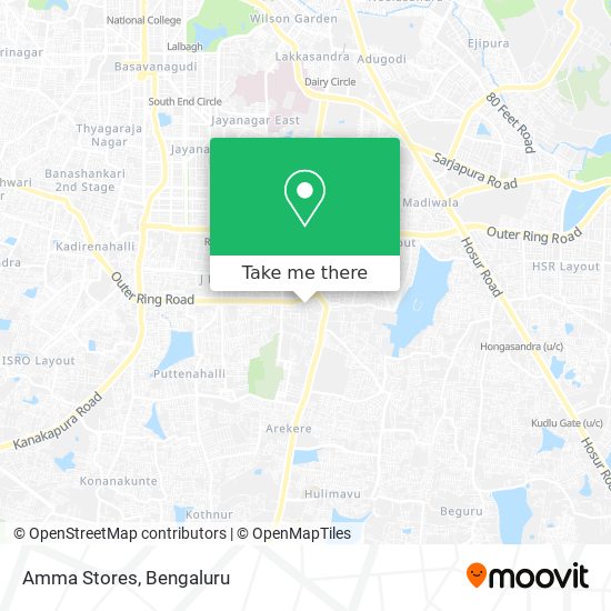 Amma Stores map