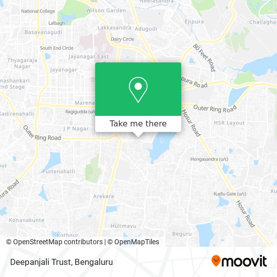 Deepanjali Trust map