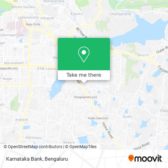 Karnataka Bank map