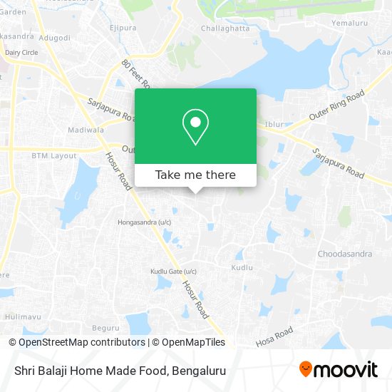Shri Balaji Home Made Food map