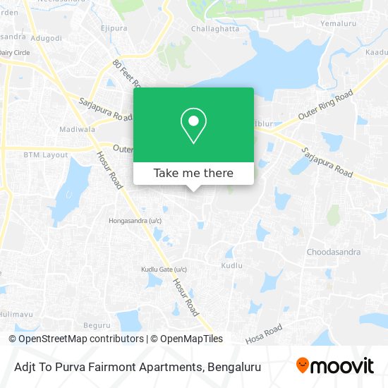 Adjt To Purva Fairmont Apartments map