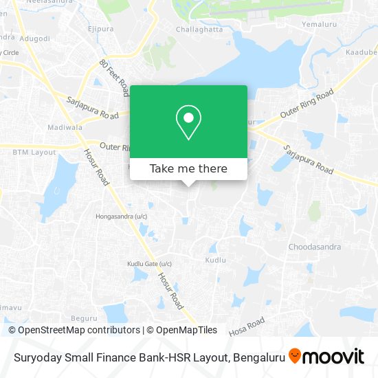 Suryoday Small Finance Bank-HSR Layout map