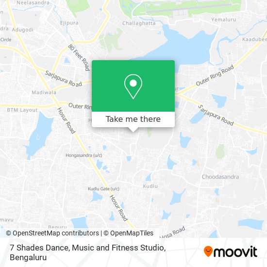 7 Shades Dance, Music and Fitness Studio map
