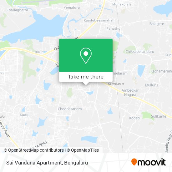 Sai Vandana Apartment map