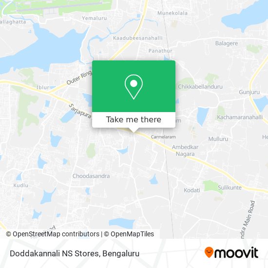 Doddakannali NS Stores map