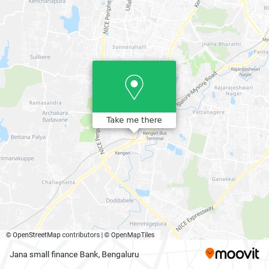 Jana small finance Bank map