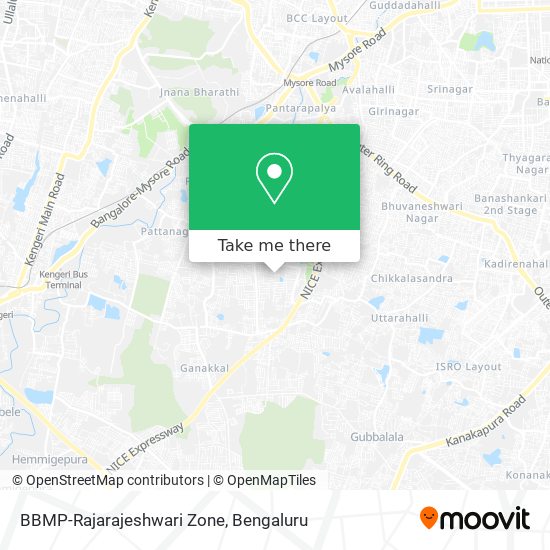 BBMP-Rajarajeshwari Zone map