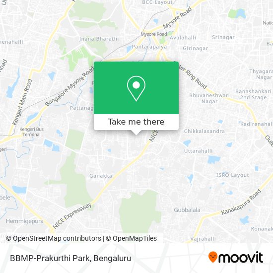 BBMP-Prakurthi Park map