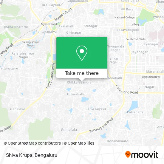 Shiva Krupa map