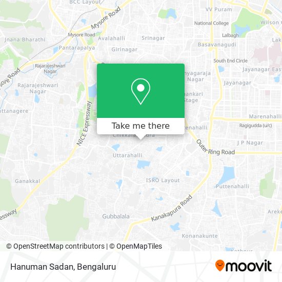 Hanuman Sadan map