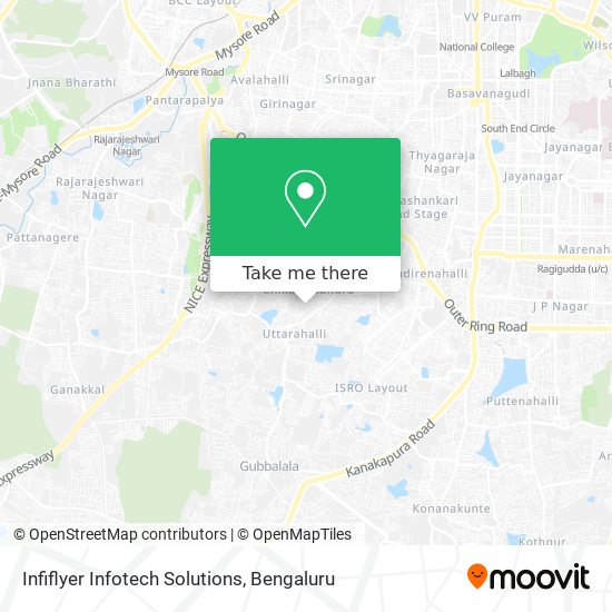 Infiflyer Infotech Solutions map