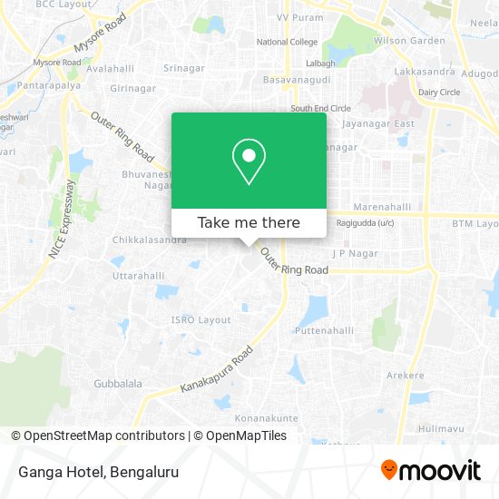 Ganga Hotel map