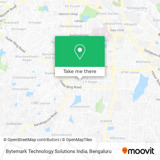 Bytemark Technology Solutions India map