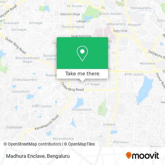 Madhura Enclave map