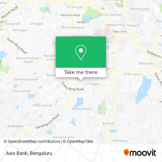 Axis Bank map