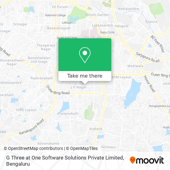 G Three at One Software Solutions Private Limited map