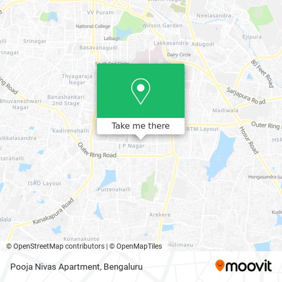 Pooja Nivas Apartment map