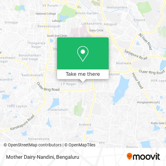 Mother Dairy-Nandini map