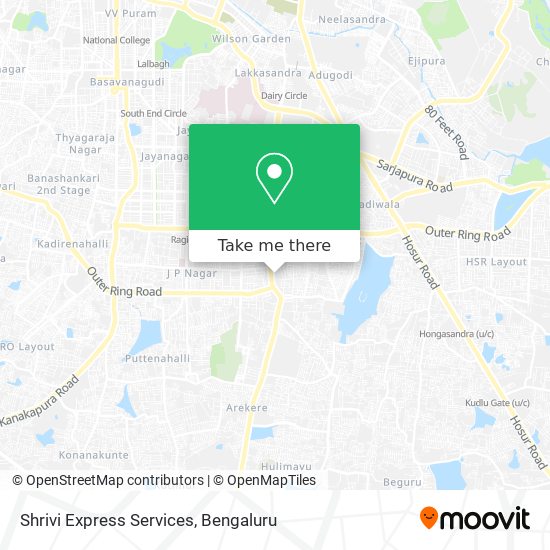 Shrivi Express Services map